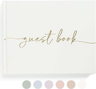 Lamare Wedding Guest Book – Polaroid Guest Book for Wedding Reception, Baby Shower, Birthday, Bridal Shower and Special Event Guestbook – A Stylish Sign in Book for Party - Blank Page