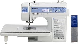 Brother CS7205 Computerized Sewing Machine with Wide Table, 150 Built-in Stitches, SA520 Water Soluble Stabilizer Included