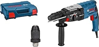 Bosch Professional GBH 2-28 F Rotary Hammer (SDS Plus Quick-Change, 13 mm Keyless Chuck, up to 28 mm Drilling Diameter, Kickback Protection, in case), 880 W, Standard