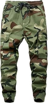 Boys' Pull-On Slim Fit Camo Cargo Jogger Pants