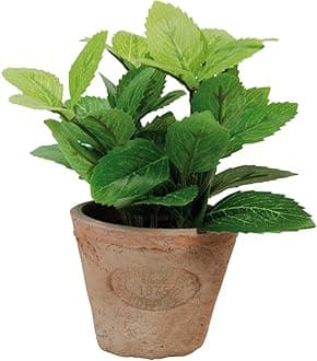Esschert Design Artificial Herb Plant, Mint, Small