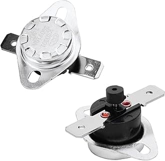 Fielect KSD301 Thermostat Temperature Control Switch,Adjust Snap Disc Temperature Switch 140°C Normally Closed 2 Pcs