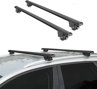 OMAC 220 Lbs Luggage Roof Rack Cross Bars for Volvo XC40 2019-2024 Black 2 Pcs Anti-Theft for Travel Kayak Canoe Surf Ski Snowboard Camping