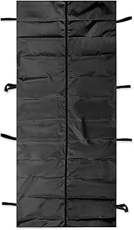 Dixie Ems Disposable Disaster Pouch Body Bag Stretcher Combo, 8 Carrying Handles, 3 Patient Tags, Heavy Duty Vinyl Pouch, Waterproof Zipper