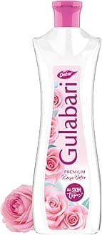 Dabur Gulabari Premium Rose Water Face Toner - 400ml | No Paraben | Alcohol Free | Cleanses, Hydrates & Moisturises | Balances & Restores Skin's pH Levels | For All Skin Types