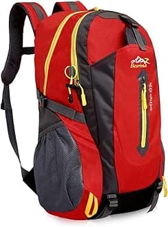 40L Lightweight Hiking Backpack, Multi-functional Water-resistant Casual Camping Trekking Rucksack for Cycling Travel Climbing Mountaineer Outdoor Sport