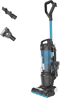 HU300 Pets Upright Vacuum Cleaner with Pet Hair Attachment, Multi-Cyclonic, Lightweight and Steerable, Washable HEPA H13 Filter, Onboard Accessories, Corded, 850w [HU300PT]