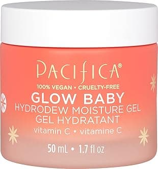 Glow Baby Hydrodew Gel Moisturizer – Vitamin C & Niacinamide Dewy Face Gel for Glowing Skin, Lightweight Oil-Free Daily Moisturizer for Brightening & Hydration, Vegan & Clean Beauty Formula