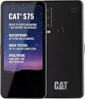 CAT S75 128GB 5G SIM Free Smartphone - Black