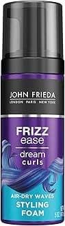 Frizz Ease Dream Curls Air-Dry Waves Styling Foam, 5 Fluid Ounce