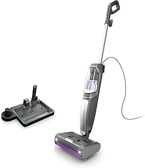 Steam Pickup 3-in-1 Steam Mop collects debris, deep scrubs and steam sanitizers all at once, lightweight steam cleaner for home with sealed hard floors such as