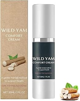 Wild Yam Comfort Cream,Wild Yam Comfort Cream,Organic Wild Yam Cream,Wild Yam moisturizing cream,Ultra Hydrating and Exfoliating Scrub for Nourishing Essential Body Care (1 Pcs, /30ML)