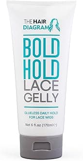 Bold Hold Lace Gelly - Glueless - Temporary Hold Lace Melt Gel for Front Wigs and Hair Systems - Styling Agent for Baby Hairs - Non Toxic - Alcohol Free - Water Based Formula - 6oz