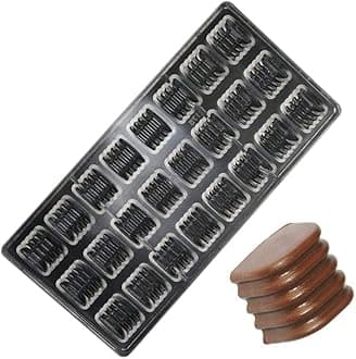 Polycarbonate Chocolate Mold DIY Handmade Chocolate Candy Mould Pastry Tools Bakeware Thread Cylinder (19352)