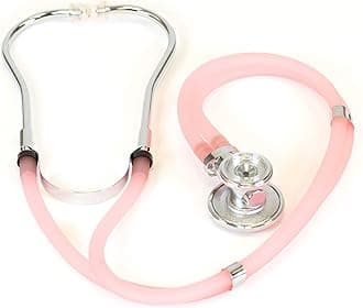 Primacare DS-9295-PK 30" Sprague Rappaport Style Stethoscope for Doctors, Nurses and Medical Students, First Aid Professional Dual Head Cardiology Kit for Men, Women and Pediatric, Pink