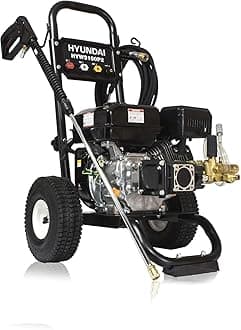 Hyundai 3100 PSI Petrol Pressure Washer – 212cc 4-Stroke Engine, 10L/min Flow, AR Triplex Pump, Turbo Nozzle & Quick-Connect Lance – Heavy-Duty Jet Wash