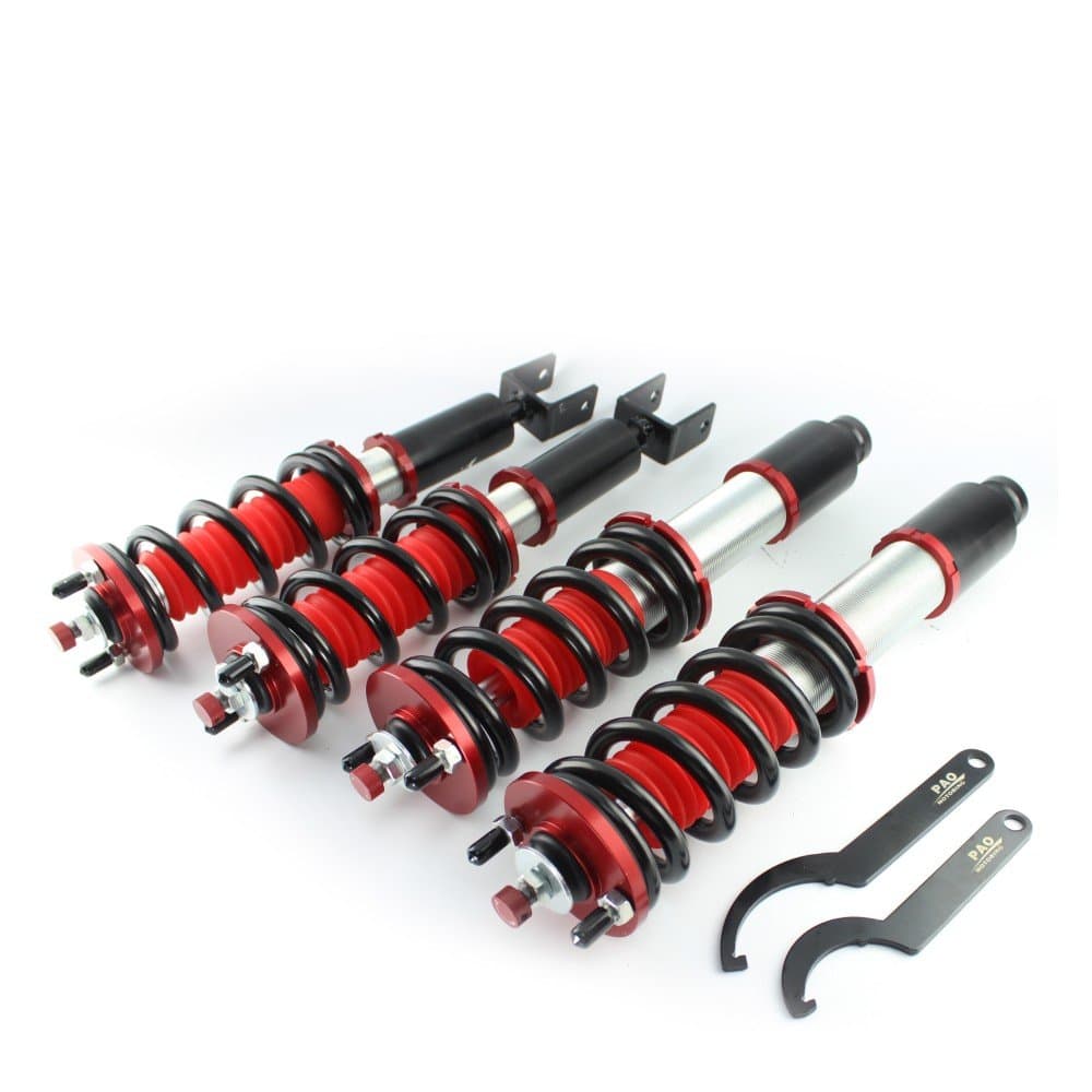 PAO MOTORING Adjustable 36Levels Damper Coilover Coilover Shock Strut Absorber Kit