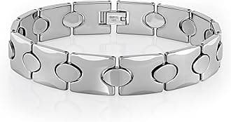 Men’s Tungsten Carbide Link Bracelet Collection – 8.3–8.5" Length, 10 mm Heavy Chain, Cross, Track, Box & Wheat Styles, Scratch & Tarnish Resistant, Secure Snap‑Lock, Gift Box