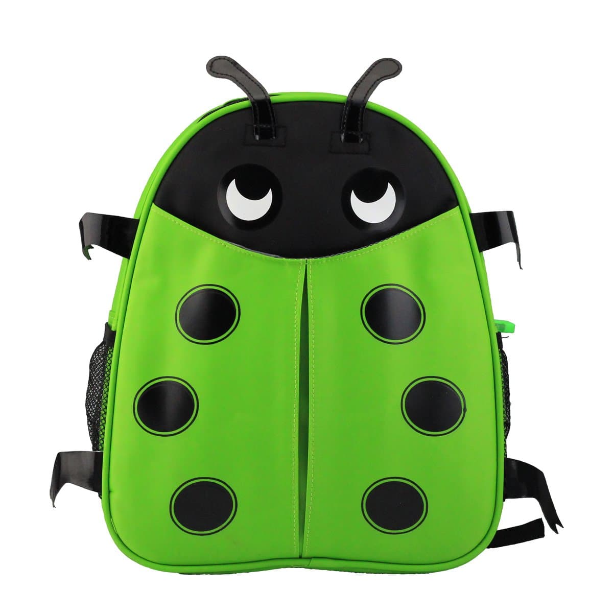Weiyee Little Kid Smooth Tarps Pack Backpack Cute Lovely Solid Three Dimensional Beatle Cartoon Animal Schoolbag, best gift for Baby Kids Children Preschool Kindergarten Students(Green)