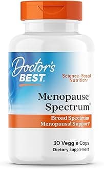 Menopause Spectrum with EstroG-100 - Menopause Support Supplement for Women, Hot Flashes & Night Sweats Support, Helps Dryness, Gluten Free, Soy Free, Vegan Capsules - 30 Veg Caps