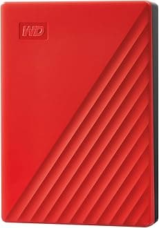 WD Portable HDD 5TB USB 3.0 Red My Passport Encrypted Password Protection External Hard Drive / Manufacturer 3-Year Warranty WDBPKJ0050BRD-WESN Domestic Authorized Distributor Item