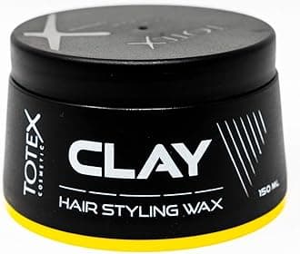 Hair Clay Wax for Men 150ml | Strong Hold Hair Styling Paste with Matte Finish | Natural Messy Look Texture | Coconut Scent Hair Defining Clay for Thick & Short Hair | Barber Shop Quality