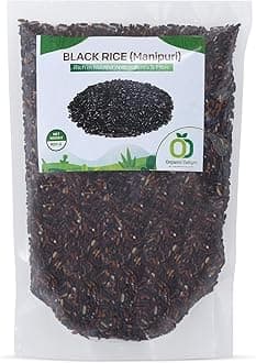 Black Rice 900 Gm Manipur Organic Black Rice Helps in Weight Loss | Karuppu, Kavuni Diabetic friendly Chawal | Healthy and Tasty Forbidden Hand Pounded Chawal | USDA Certified