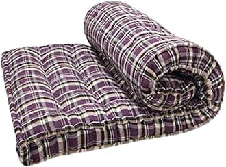 5-Inch Thick Soft Cotton Quilt Mattress | Foldable Single Bed Box Mattress | Medium-Soft, Multicolor Gadda Cotton Mattress | Cotton Box Bed Mattress - 72x30x5 Inches