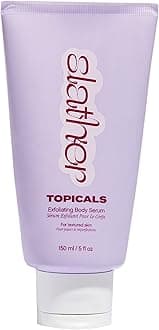 Topicals Slather Exfoliating Body Serum - With Retinol, Squalane, Urea and AHAs for Bumpy, Rough or Textured Skin - AHA Exfoliating Serum for Body (5 Fl Oz)
