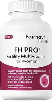 FH Pro for Women | Clinically Studied Fertility Supplements for Women | Aids Ovulation, Hormonal Balance, & Regular Cycles* | Conception for Her Fertility Support | 180 Capsules