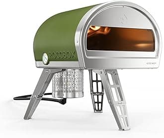 ROCCBOX Pizza Oven by Gozney | Portable Outdoor Oven | Gas Fired, Fire & Stone Outdoor Pizza Oven - New Olive Green