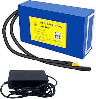 48V 20Ah Ebike Battery 48 Volt Lithium Battery for E Bike Electric Bicycle with 30A BMS 54.6V 3A Charger