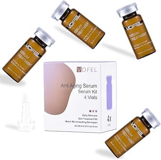 Anti Aging Serum With Hyaluronic Acid For Microneedling Bb Glow Starter Kit Ampoules Face 0.35 Oz 4 Vials