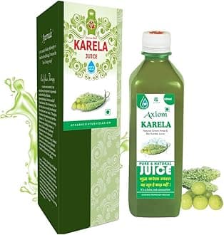 Jeevanras Axiom Jeevan Ras Karela Juice |Herbal Juice For Maintaining Blood Sugar Level|Natural Blood Purifier| No Added Sugar - 500Ml