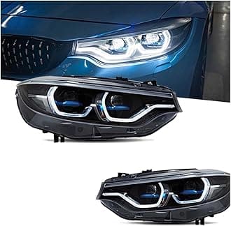 Headlight Compatible For BMW F32 F36 LED Headlights 2013-2020 F80 F82 Head Lamp M4 Car Styling DRL Signal Projector Lens Auto Accessories(White,2013-2015)