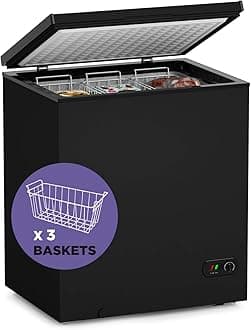 5.0 Cu Ft Chest Freezer  with 3 Baskets