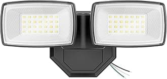 Onforu 3200LM Flood Lights Outdoor, 32W 6500K LED Security Light Switch Controlled, IP66 Waterproof Outdoor Lights, Wall Mount Exterior Flood Light with 2 Adjustable Heads Floodlights Outside