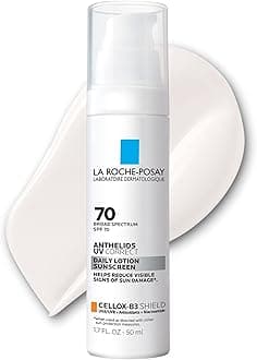La Roche Posay Anthelios UV Correct Sunscreen Moisturizer SPF 70, Daily Anti-Aging Face Moisturizer with Sunscreen and Niacinamide to Even Skin Tone & Fine Lines, Sun Protection for Sensitive Skin