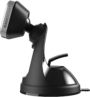 Scosche MagicMount Pro Universal Magnetic Phone/GPS Suction Cup and FreeFlow Vent Mount for The Car