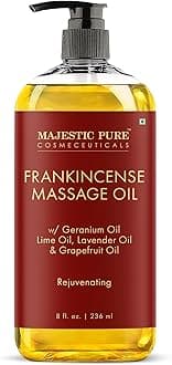 Majestic Pure Stretch Mark and Scar Rejuvenating Massage Oil, for Softer & Smoother Skin 8 fl oz