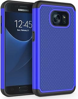 SYONERfor Galaxy S7 Case, [Shockproof] Defender Protective Phone Case Cover for Samsung Galaxy S7 (5.1", 2016) [Dark Blue]