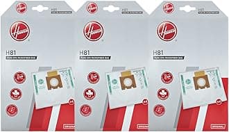 Hoover H81 Vacuum Cleaner Bags, Original, Microfiber, Anti-Odour, Extra Filtering, Compatible With Hoover Space Explorer, 4 Pcs *3 Packs