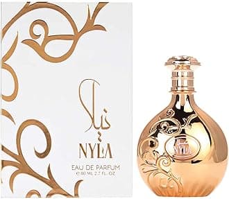 Ara-biyat Prestige Nyla Vanielle Eau de Body Spray – Vanilla & Caramel Body Spray, Sweet & Sensual Scent, Long-Lasting Fragrance, For Women, Elegant Rose Gold Bottle, 2.7 fl oz (Nyla)