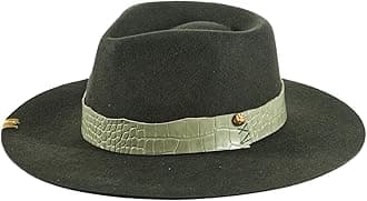Vintage Mens Fedora Firm Wool Women Felt Panama Hat Classic Rancher Hats Wide Brim