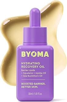 BYOMA Hydrating Recovery Oil - Luxury Face Oil with Squalane, Jojoba Oil & Seabuckthorn Oil - Instant Radiant and Glowy Skin - Barrier Repair Facial Oil - 1.01 fl. oz