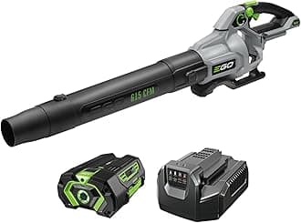 EGO Power+ LB6153 615 CFM 56-Volt Lithium-ion Cordless Blower with 4.0Ah Battery and Charger Included,Black