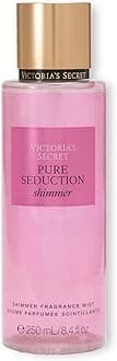 Victoria's Secret Pure Seduction Shimmer Body Spray for Women, Notes of Juiced Plum and Crushed Freesia, (8.4 oz)