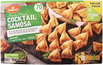 Haldiram's Cocktail Samosa | 1.4Kg | Samosa | Ready to Eat | 100% Fresh | Indian Origin