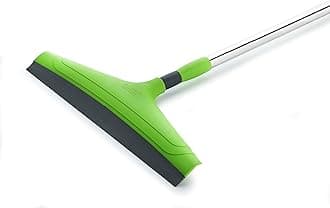 GANESH Multipurpose Adjustable Stick Telescopic Handle Bathroom Squeegee Plastic Wiper for Cleaning Bathroom/Kitchen/Terrace - 12 Inch (30 CM)
