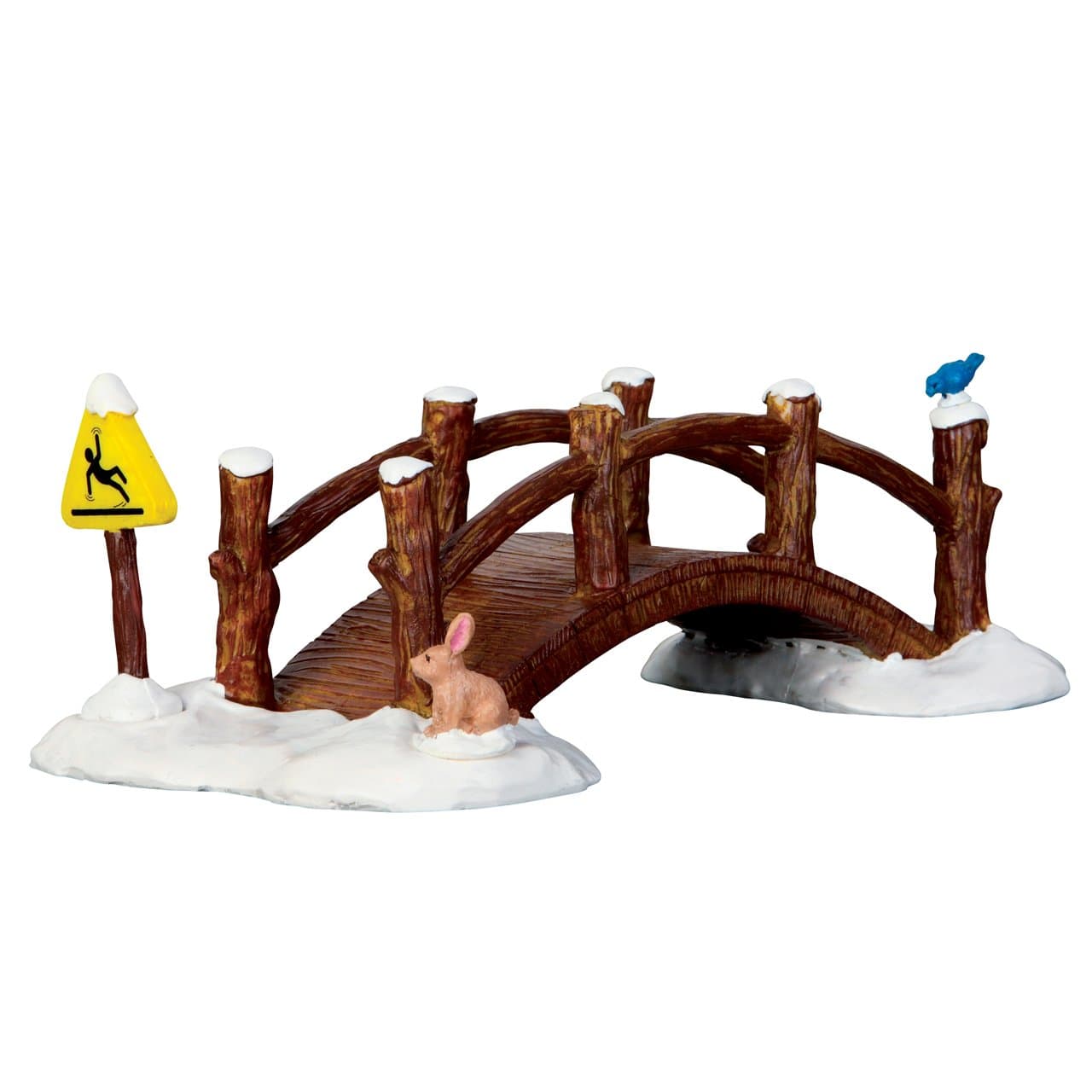 Lemax Split Rail Footbridge Village Accessory Porcelain